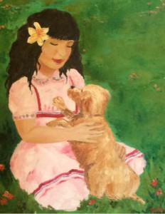 girl-with-puppy